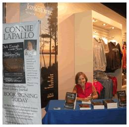 Book signing at Jamestown